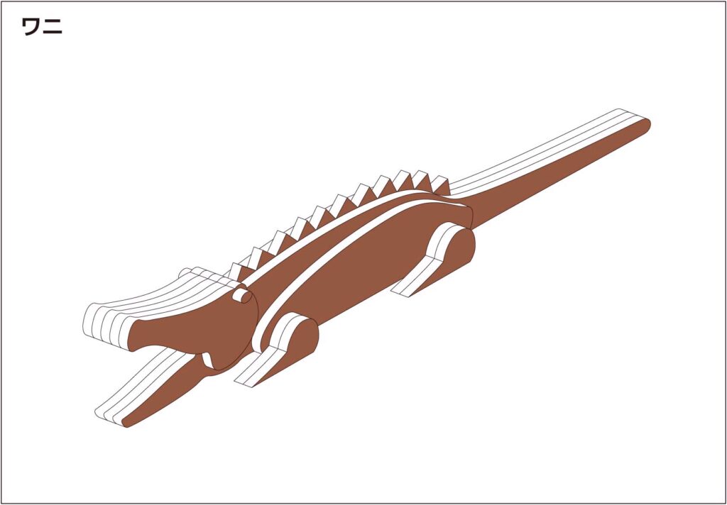 ワニ　crocodile